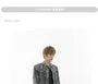 Stand Collar Washed Denim Zip Jacket / Mid Rise Washed Wide Leg Jeans