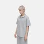 Short Sleeve Plain Polo Shirt / Drawstring Waist Sweat Shorts