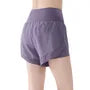 Elastic Waist Plain Sweatshorts