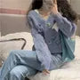 V-Neck Plain Bow Button-Up Cardigan