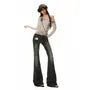 Low Waist Washed Flared Jeans (Various Designs)