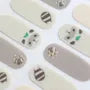 Lucky Raccoon Nails Art Stickers