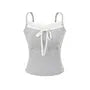 Bow Padded Panel Lace Cami Top