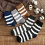 Striped Coral Fleece Socks