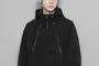 Hooded Plain Zip Windbreaker