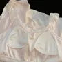 Pajama Set: V-Neck Lace Trim Padded Tank Top + Shorts