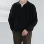 Plain Polo Sweater