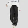 High Waist Washed Wide Leg Jeans