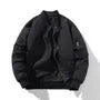 Plain Zip Bomber Jacket
