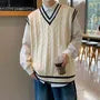V-Neck Cable Knit Sweater Vest