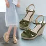 Wedge Heel Knot Espadrille Sandals