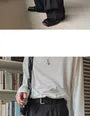 Pleated Wide-Leg Dress Pants