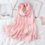 Plain Satin Scarf
