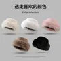 Plain Faux Fur Hat