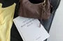 Set: Plain Faux Leather Shoulder Bag + Bag Charm