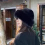 Plain Fluffy Trim Brimless Cap