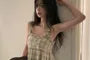 Scoop Neck Plaid Ruffle Cami Top