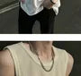 Sleeveless Plain Tee