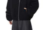 Plain Boxy Zip-Up Hoodie