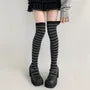 Striped Over The Knee Socks