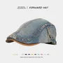 Denim Flat Cap