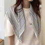 Striped Square Scarf