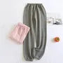 Couple Matching Elastic Waist Plain Harem Pajama Pants (Various Designs)