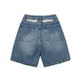 Washed Distressed Denim Shorts