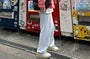 Elastic Waist Plain Sweat Pants
