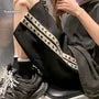 Mid Waist Woven Strap Wide Leg Shorts