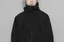 Hooded Plain Zip Windbreaker