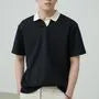 Contrast-Trim Short-Sleeve Polo Shirt