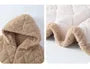 Couple Matching Loungewear Set : Coral Fleece Hooded Jacket & Pants