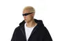 Plain Boxy Zip-Up Hoodie