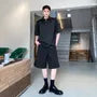 High Waist Plain Wide Leg Dress Shorts