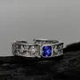 Sterling Silver Rhinestone Ring