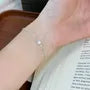 925 Sterling Silver Rhinestone Bracelet