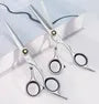 Stainless Steel Hair Scissors (Various Designs) / Hair Comb / Cleaning Cloth / Set