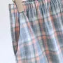 Elastic Waist Plaid Lounge Shorts