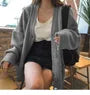 V-Neck Plain Cardigan