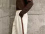 High Waist Two Tone Wide Leg Sweatpants