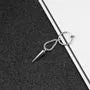 Stud Chain Asymmetrical Stainless Steel Dangle Earring