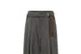 Mid Rise Houndstooth Wide Leg Dress Pants