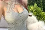 Sleeveless Cutout Lace Mini Bodycon Dress