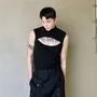 Cutout Plain Tank Top