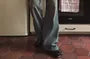 High Waist Washed Boot Cut Jeans