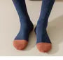 Two Tone Ribbed Socks