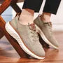 Knit Lace Up Sneakers