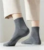Set Of 2 Pairs: Plain Ankle Socks