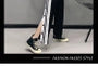 Contrast Trim Button-Side Sweatpants